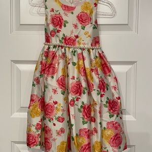Girls Sz 4 Floral Dress by American Princess NYC